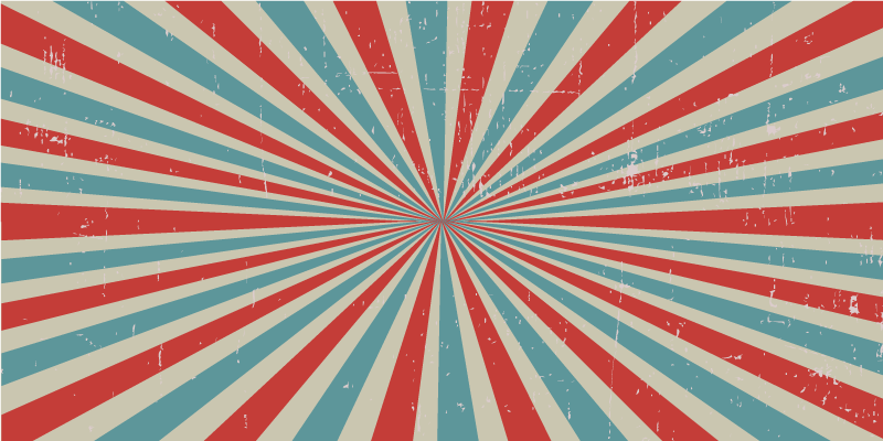 Stralende steruitbarsting vinyl tapijt geometrisch - TenStickers