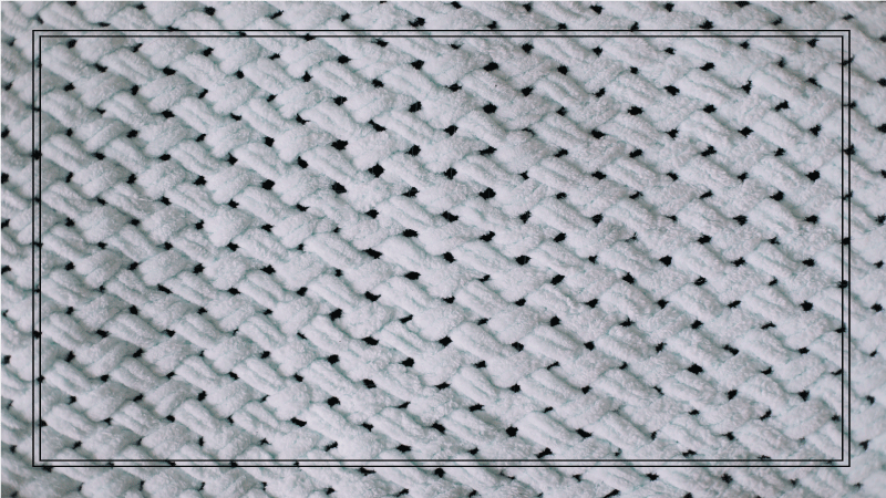 Elegant breipatroon vinyl tapijt met textuur - TenStickers