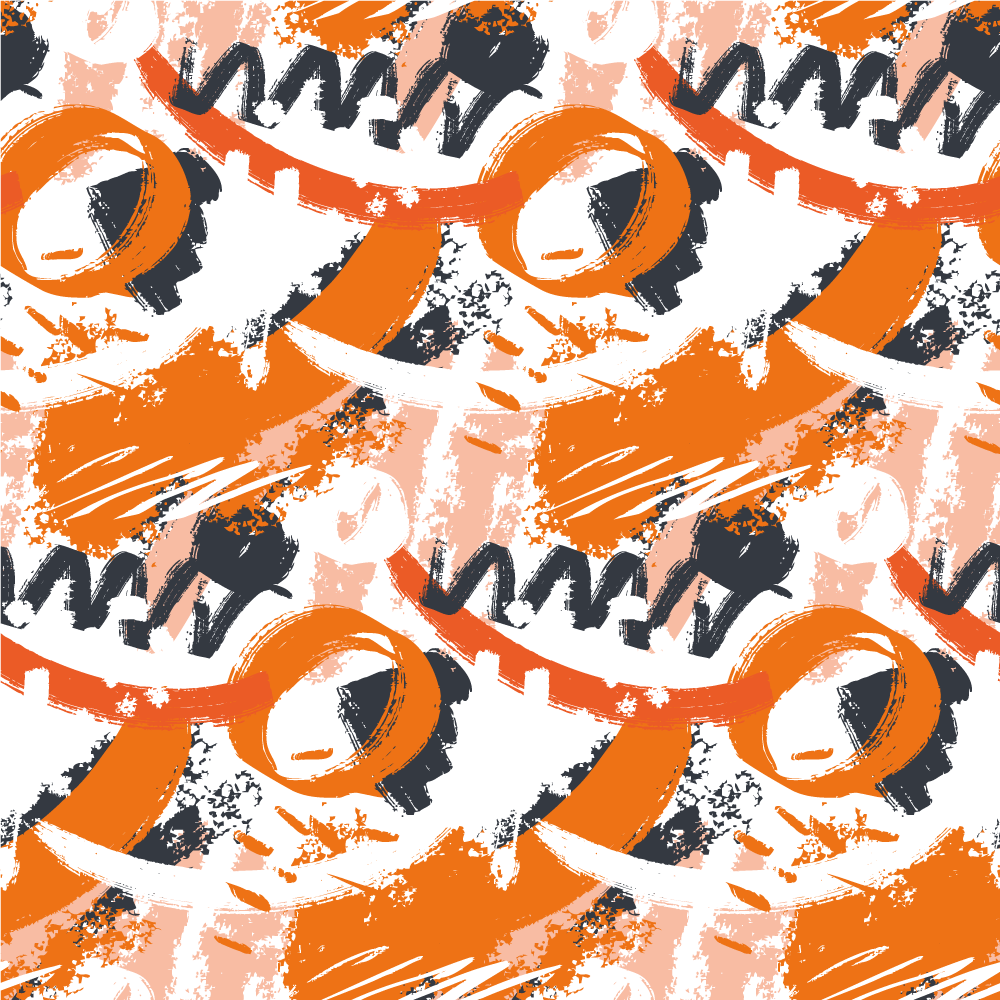 Abstracte vormen barsten vinyl tapijt modern - TenStickers