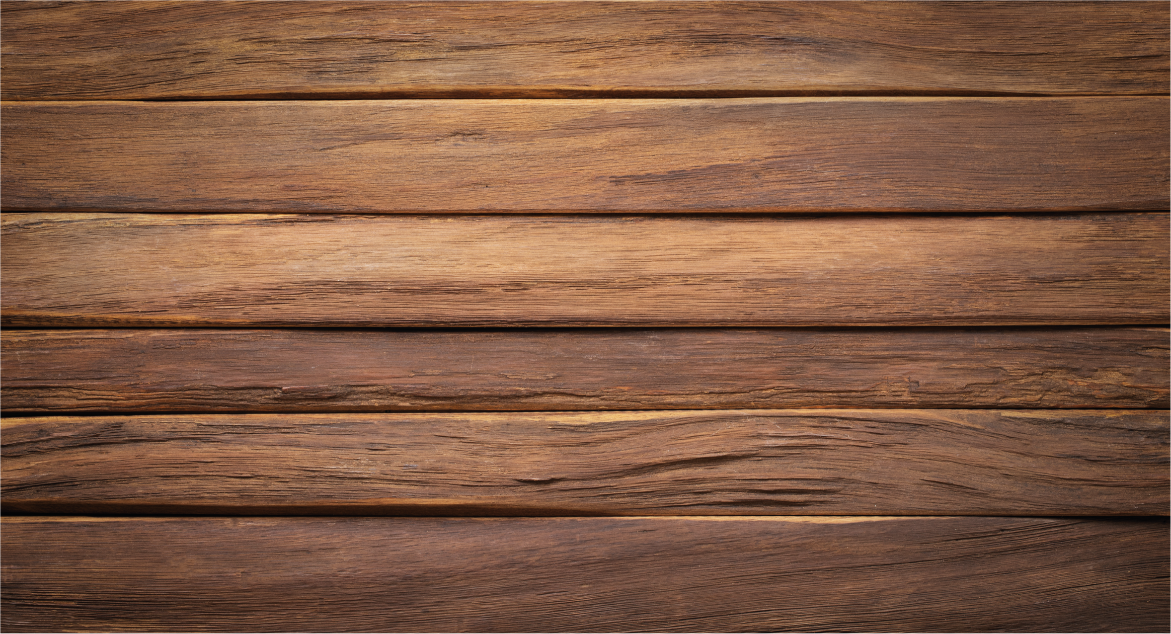 Warme houten planken vinyl vloerkleed keuken - TenStickers