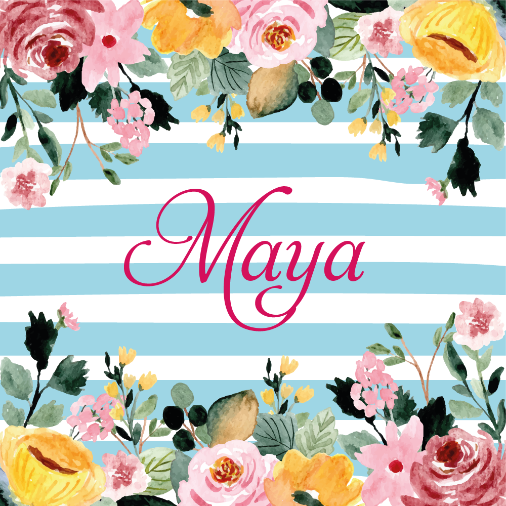 Aangepast botanisch ontwerp vinyl tapijt slaapkamer - TenStickers