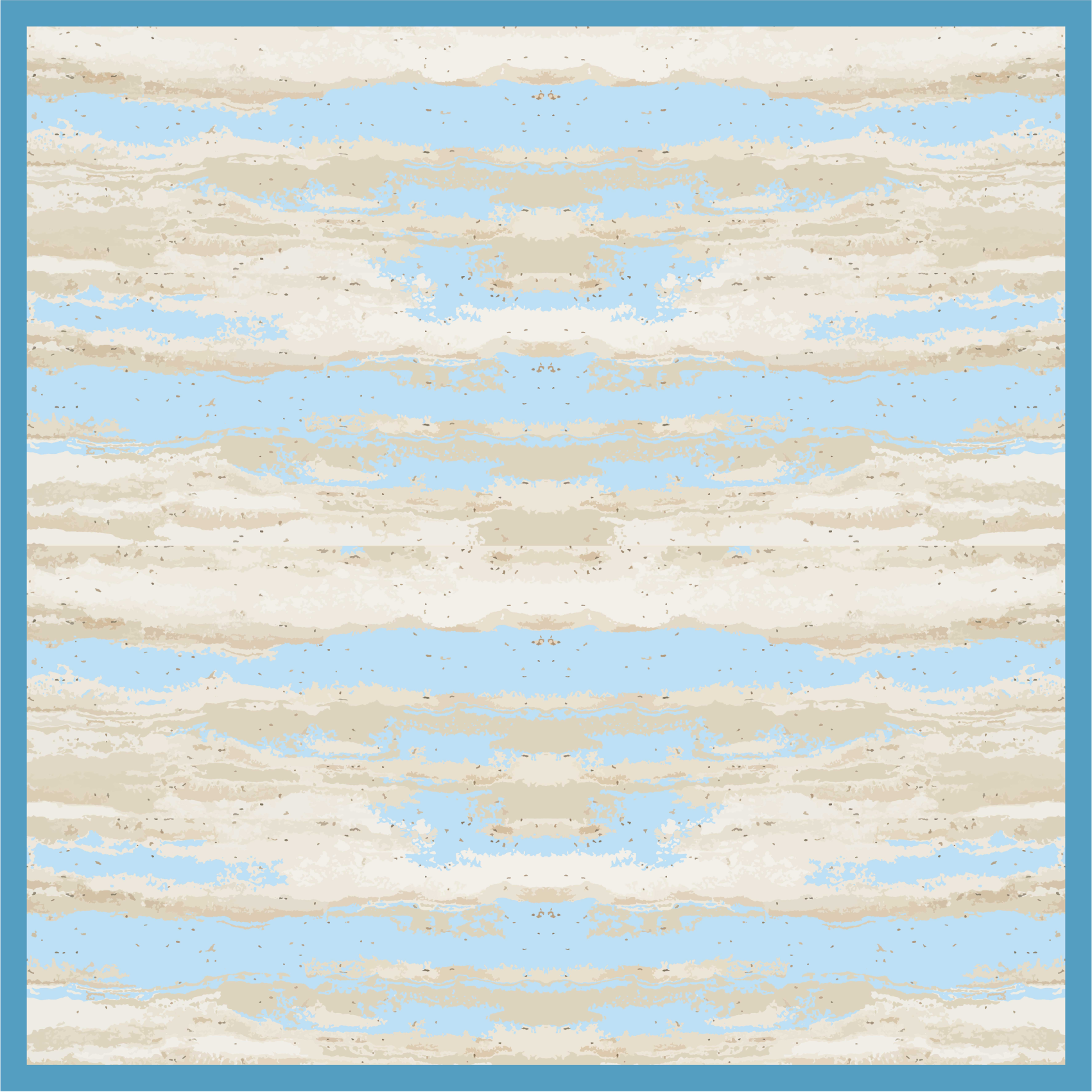 Grijs en blauw imitatie vinyl tapijt met houtstructuur - TenStickers