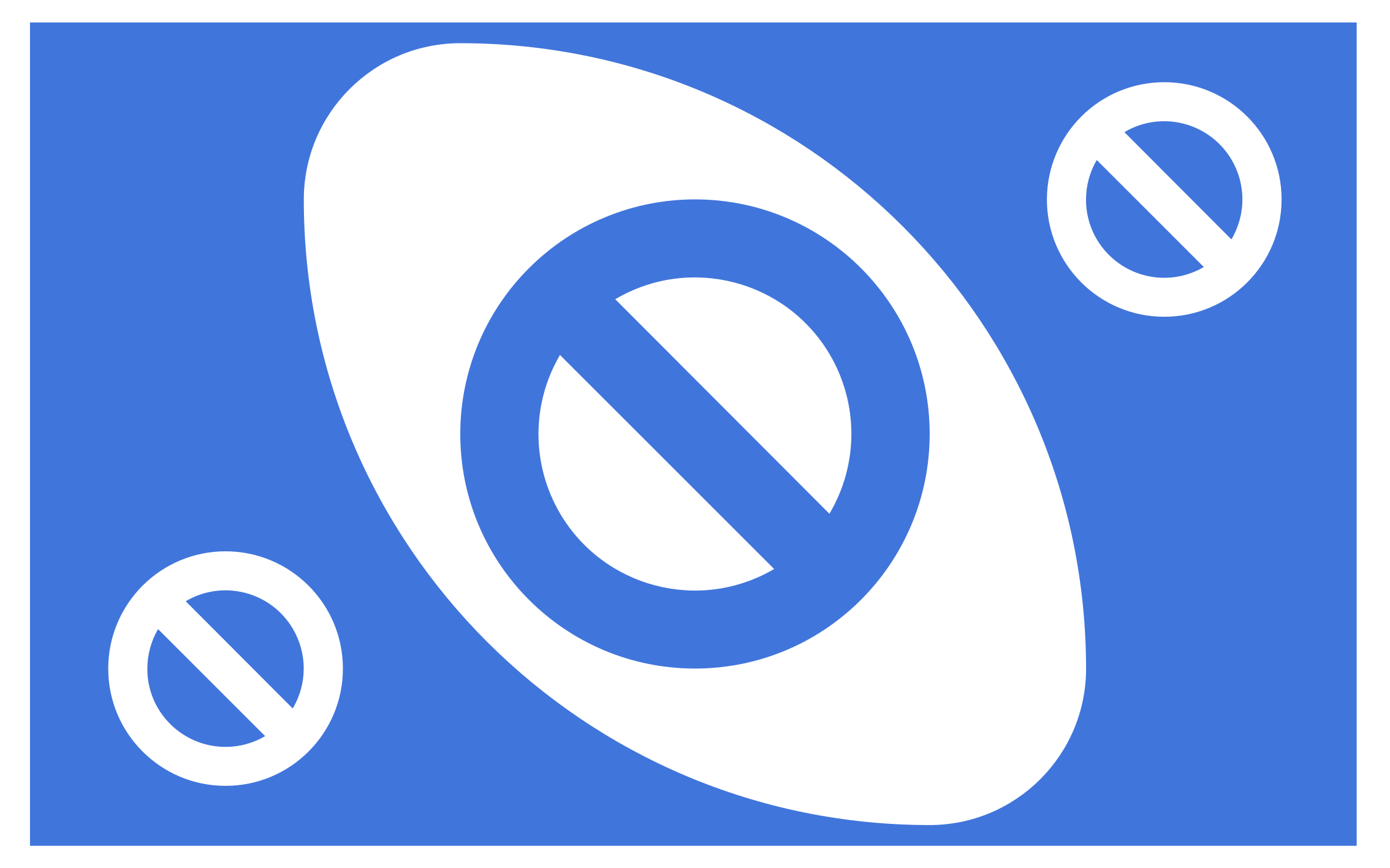 Blauwe cirkel graphics vinyl tapijt voor meer kinderen - TenStickers