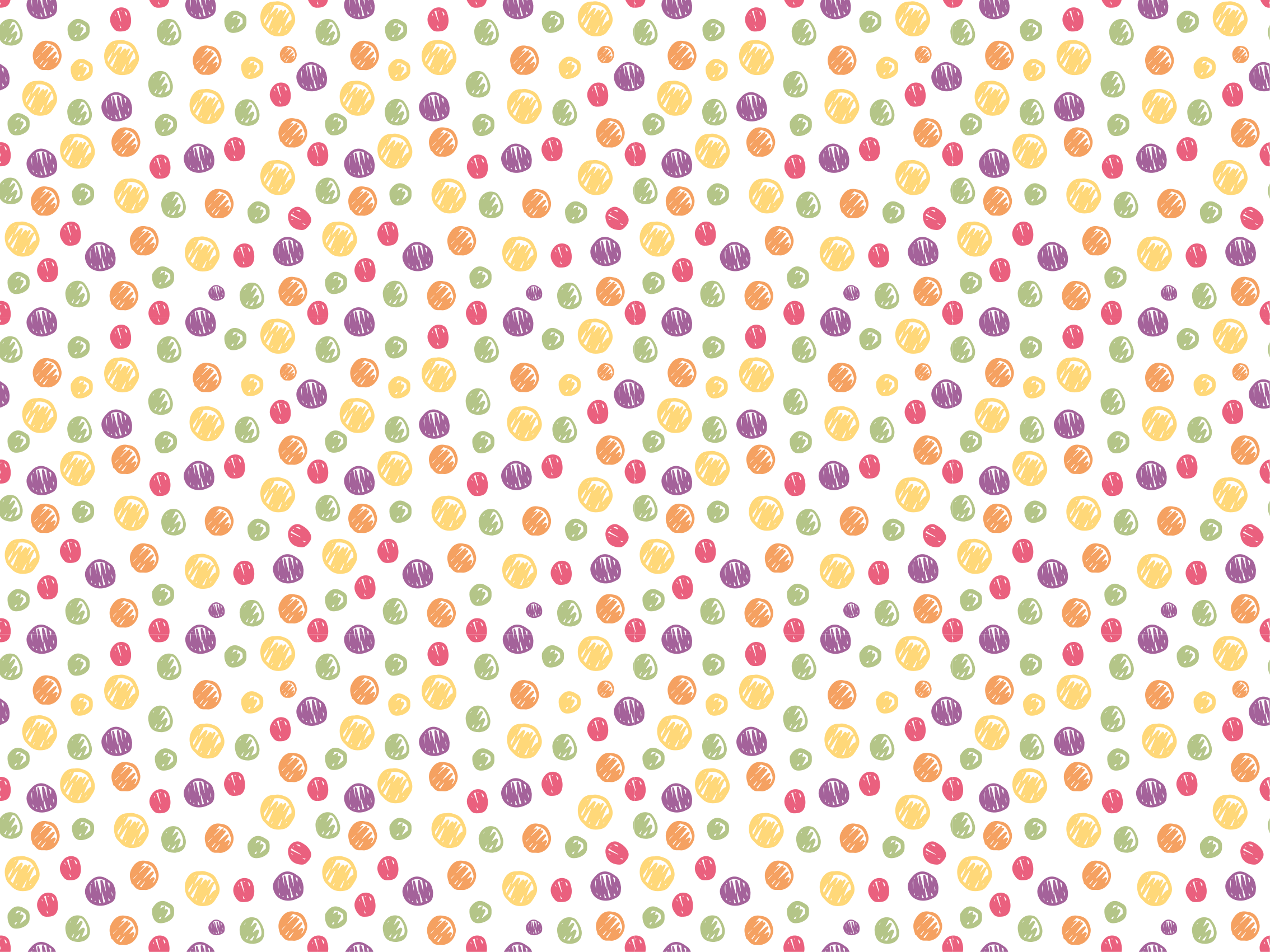 Kleurrijke stippen vinyl tapijt voor meer kinderen - TenStickers