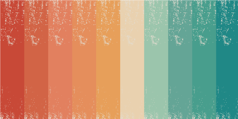 Kleurrijke gestreepte lagen vinyl tapijt minimalistisch - TenStickers