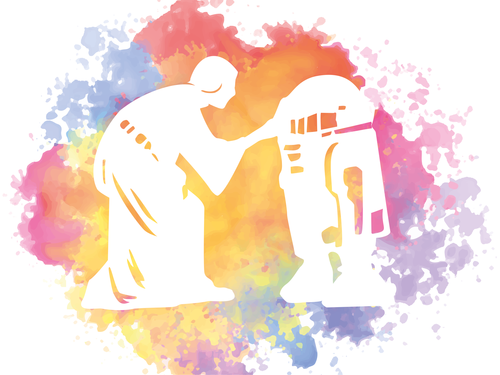 Aquarella galactic saga vinyl tapijt tiener - TenStickers