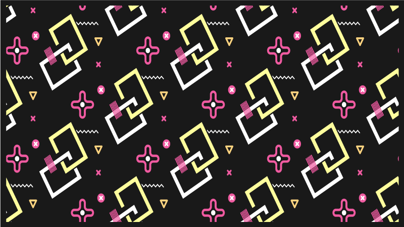 Vinyl tapijt geometrisch modern patroon spel - TenStickers