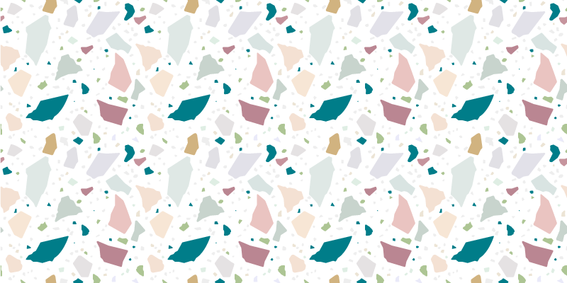 Conceptuele figuren vinyl tapijt geometrisch - TenStickers