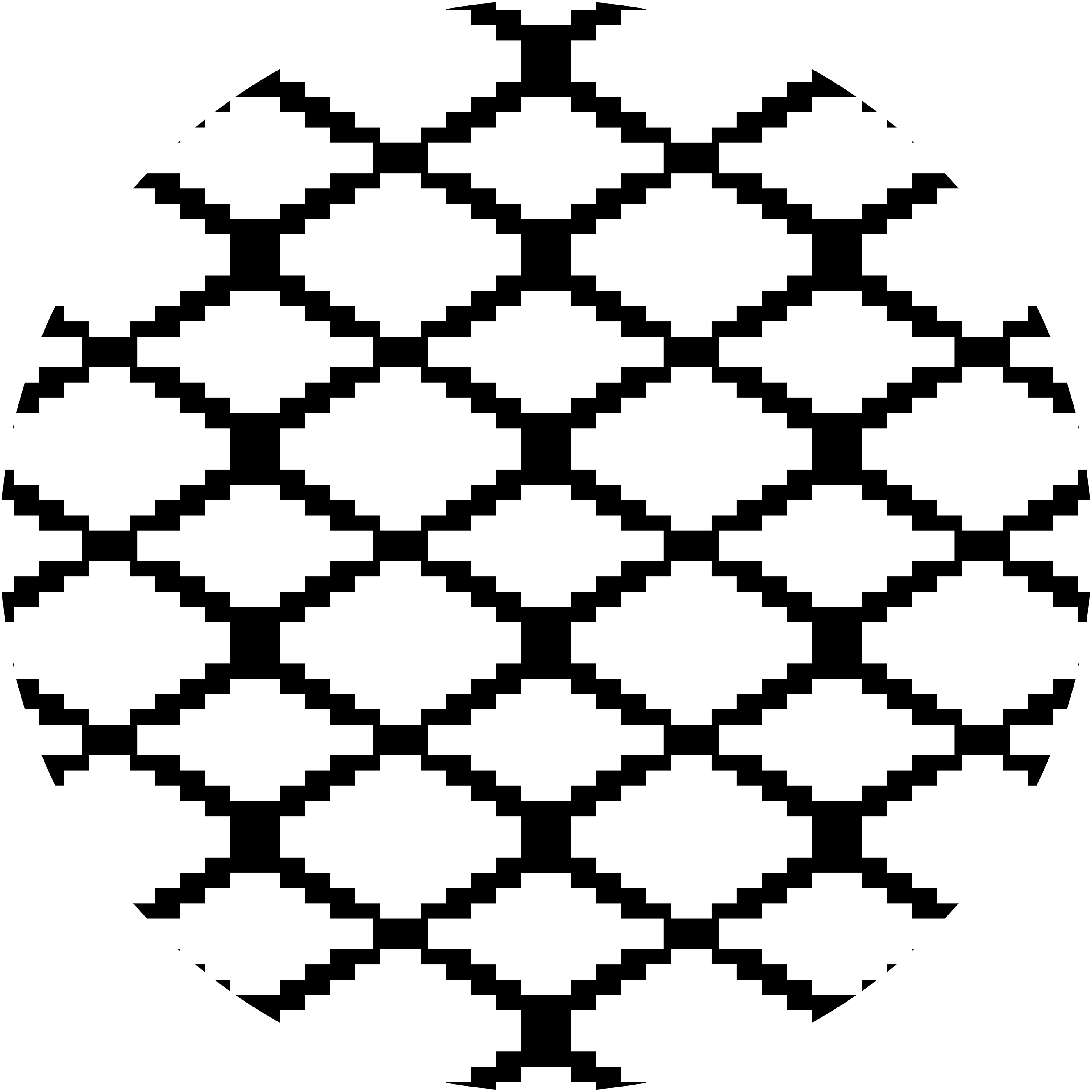 Modern zwart-wit vinyl tapijt geometrisch - TenStickers