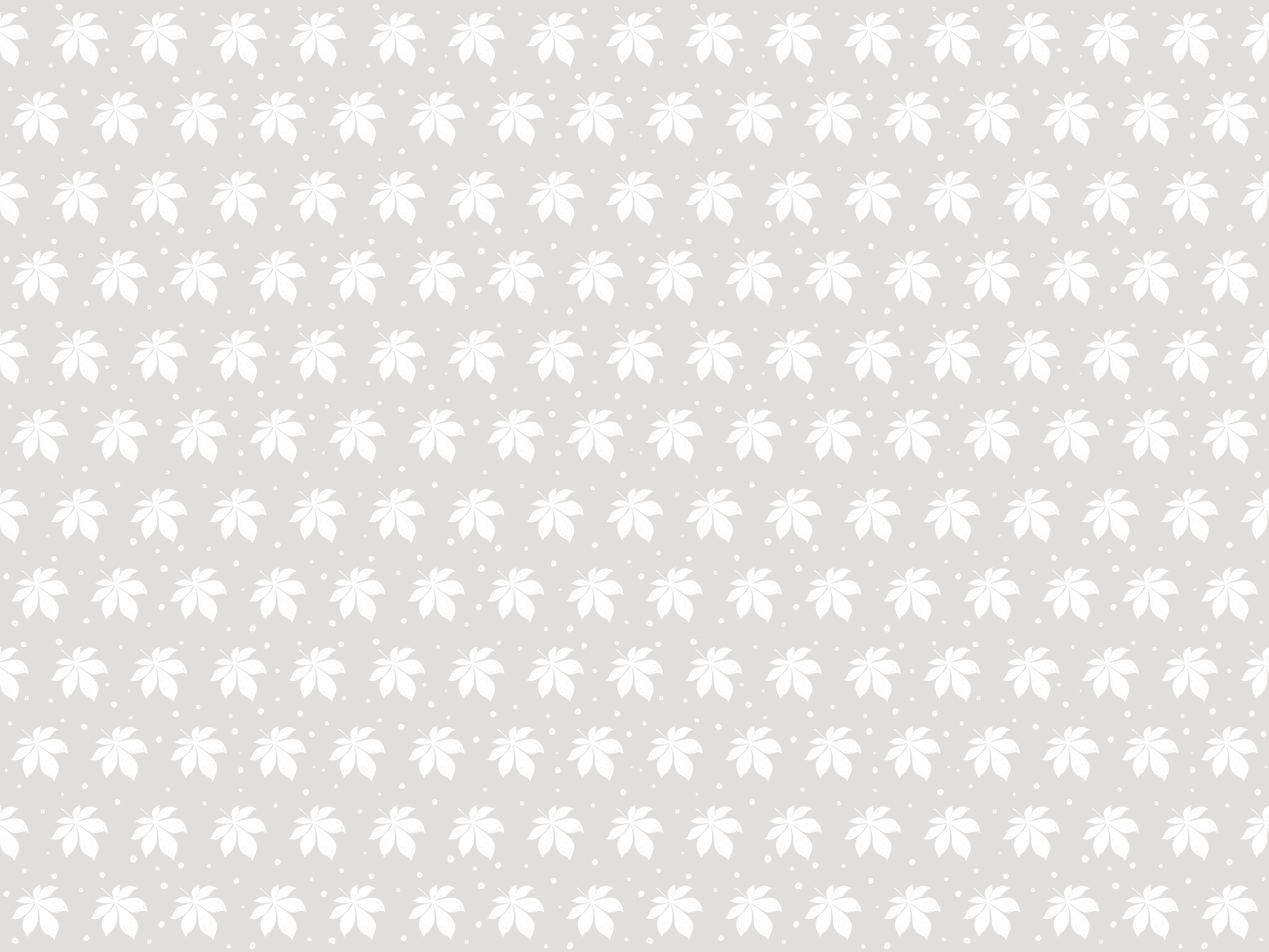 Delicaat botanisch element vinyl tapijt bloemen en planten - TenStickers