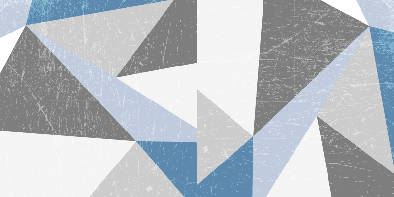 Geometrisch Marmer Patroon Geometrische vormen vinyl tapijt - TenStickers