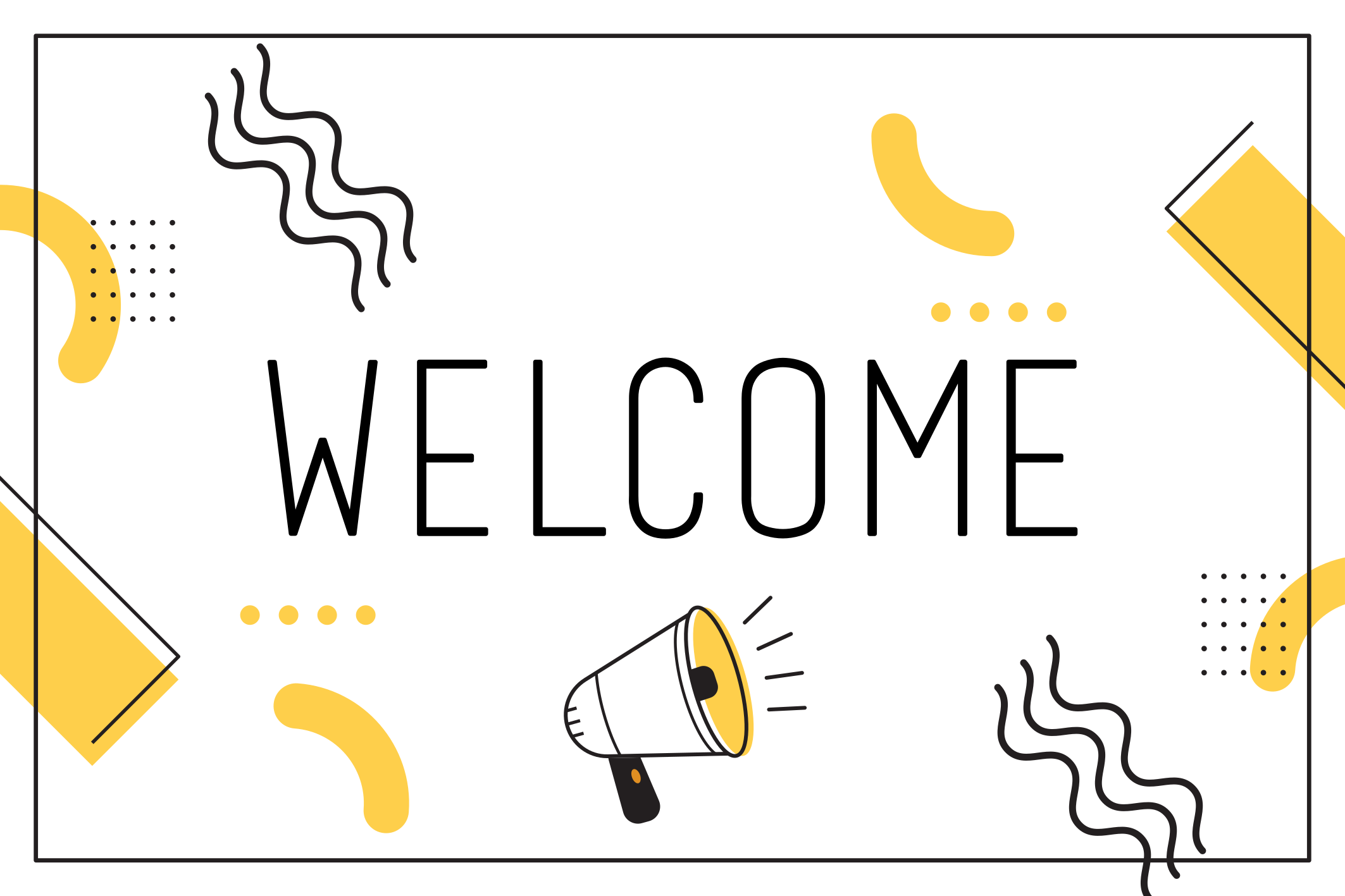 Vinyl tapijt zinnen en teksten begroetingsboodschap - TenStickers