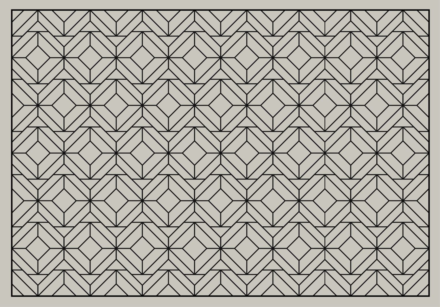 Geometrische badmat vinyl tapijt badkamer - TenStickers