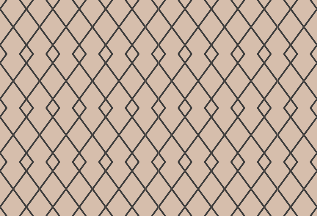 Sierlijk diamantmotief vinyl tapijt geometrisch - TenStickers