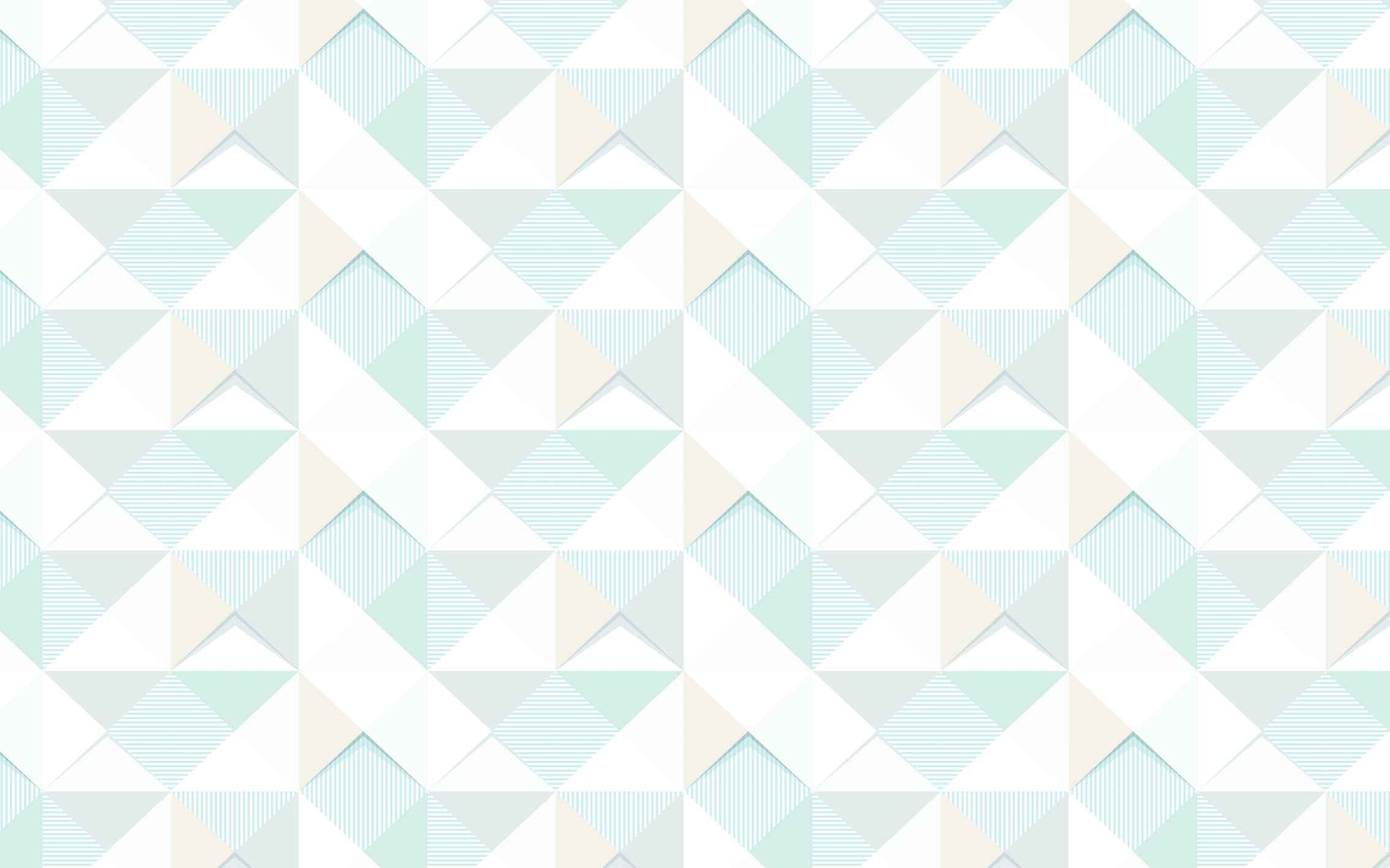 Pastel geometrische patroon vinyl tapijt - TenStickers