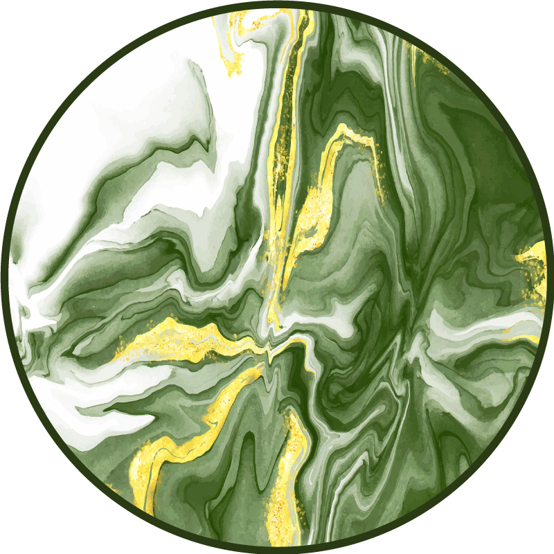 Gemarmerde elegantie marmeren vinyl tapijt - TenStickers