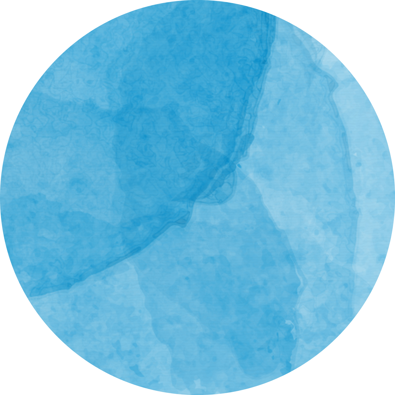 Abstract blauw minimalistisch ontwerp vinyl tapijt rond - TenStickers