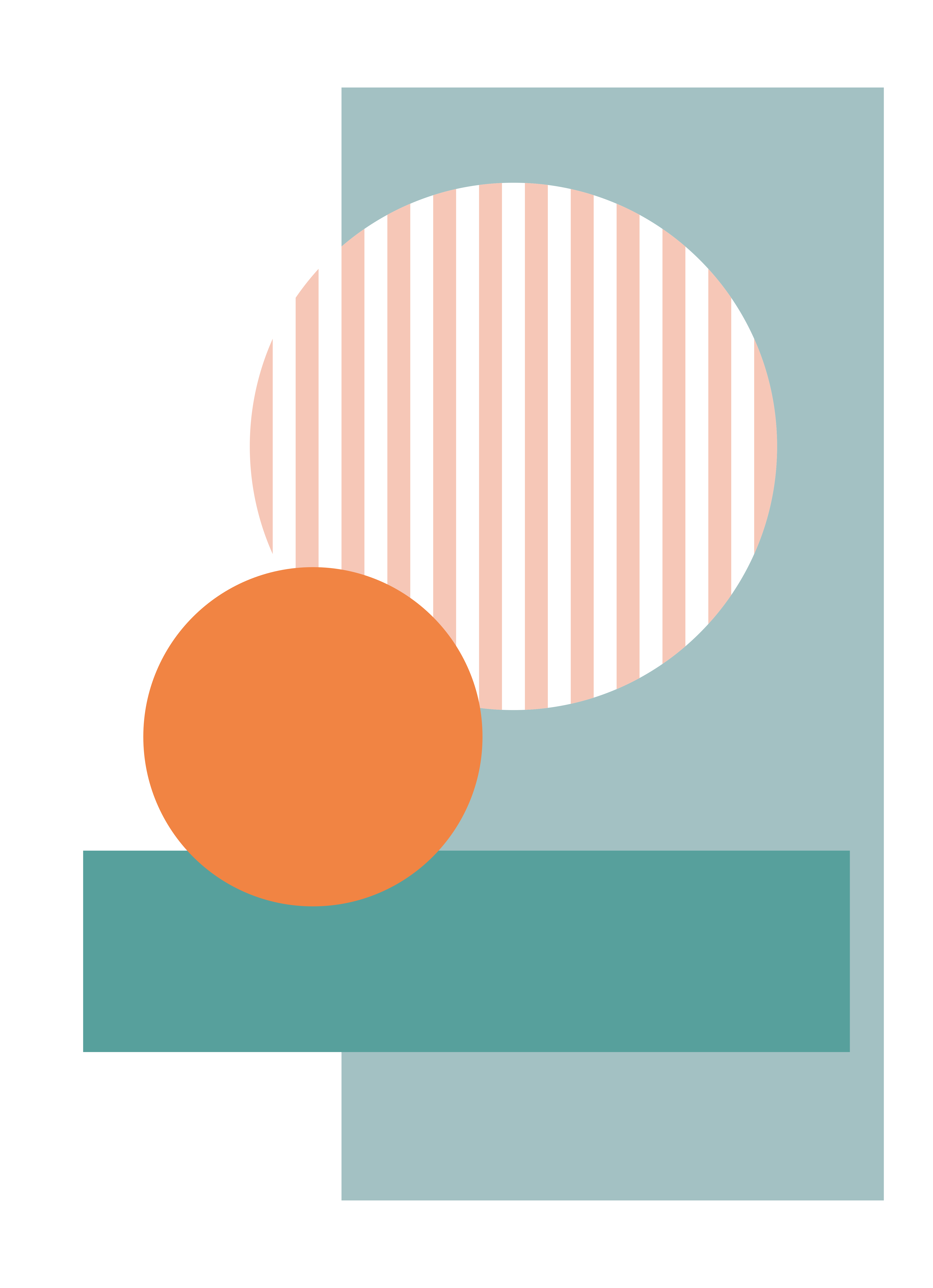 Zonnige geometrische cirkels vinyl tapijt modern - TenStickers