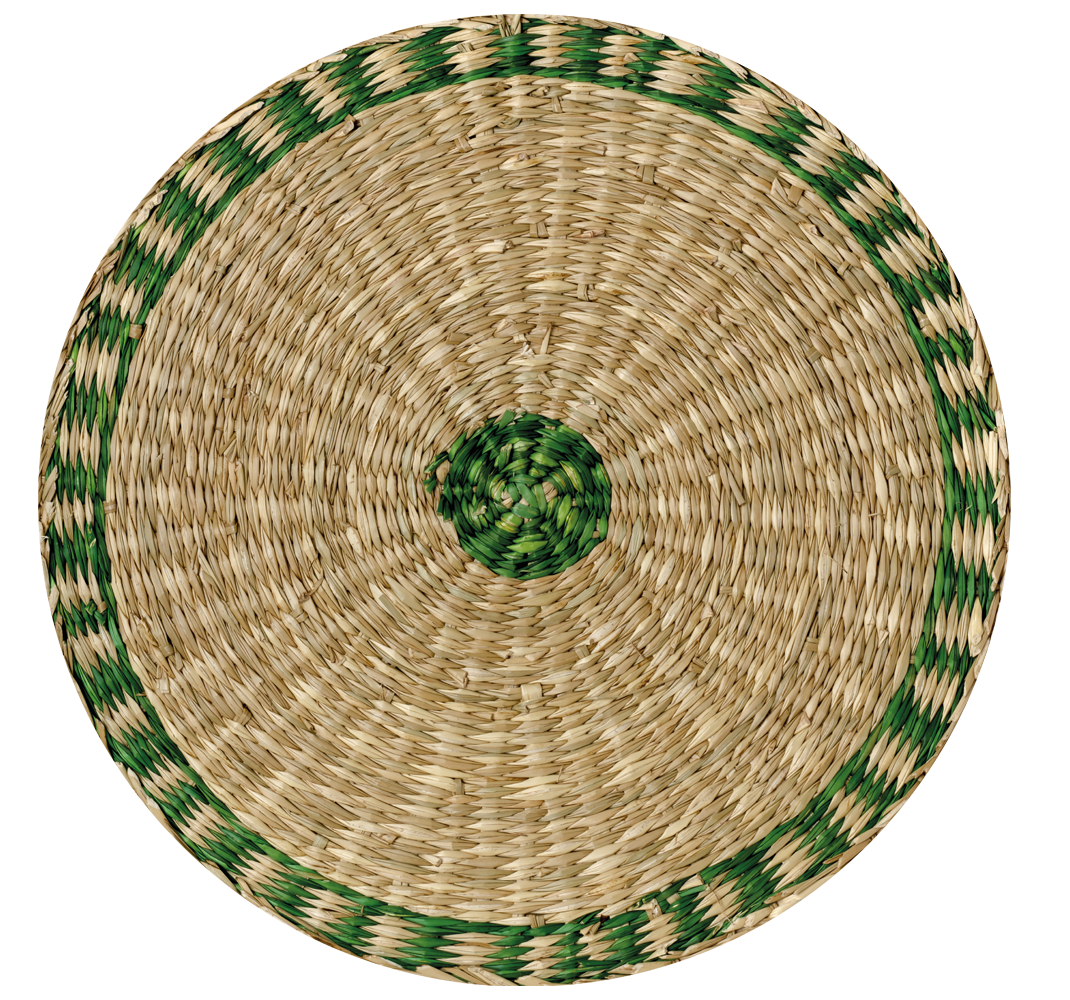 Geweven ronde structuur vinyl tapijt  - TenStickers