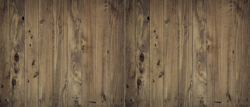 Stijlvolle houtstructuur keuken vinyl vloerkleed - TenStickers