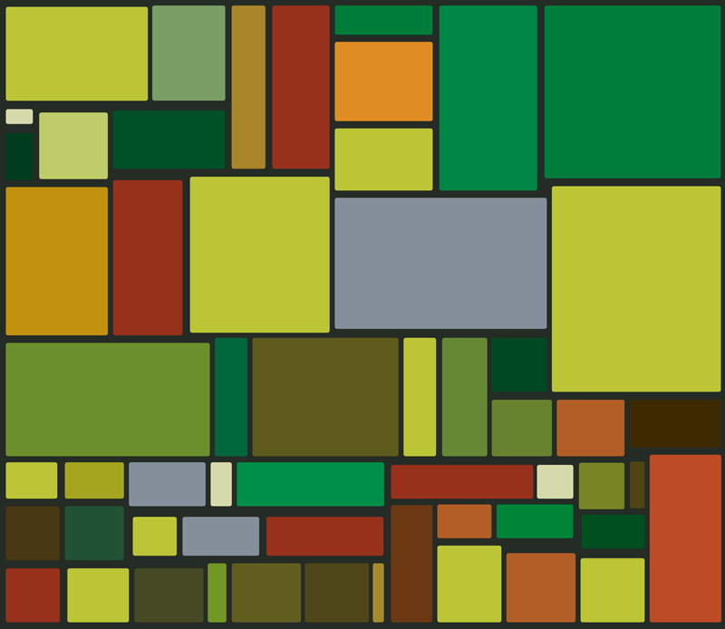 Veelkleurig retro mozaïek vinyl tapijt - TenStickers