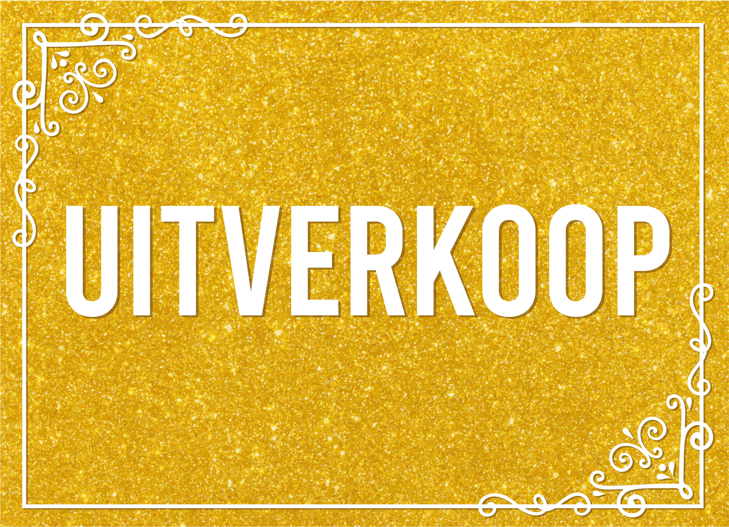 Verkoop Gouden Glitter Rechthoekig vinyl tapijt - TenStickers
