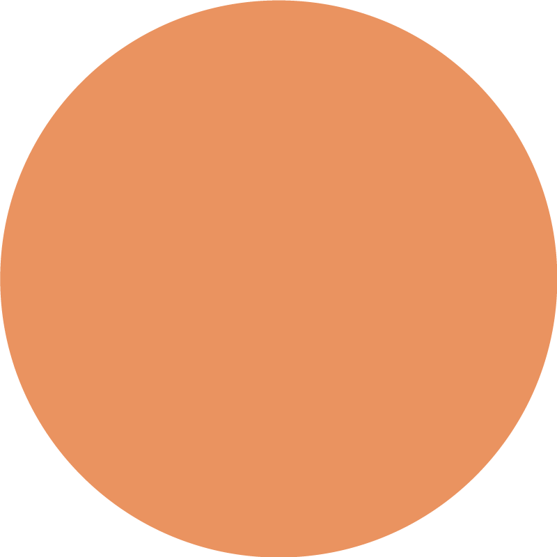 apricot crush vinyl vloerkleed rond - TenStickers