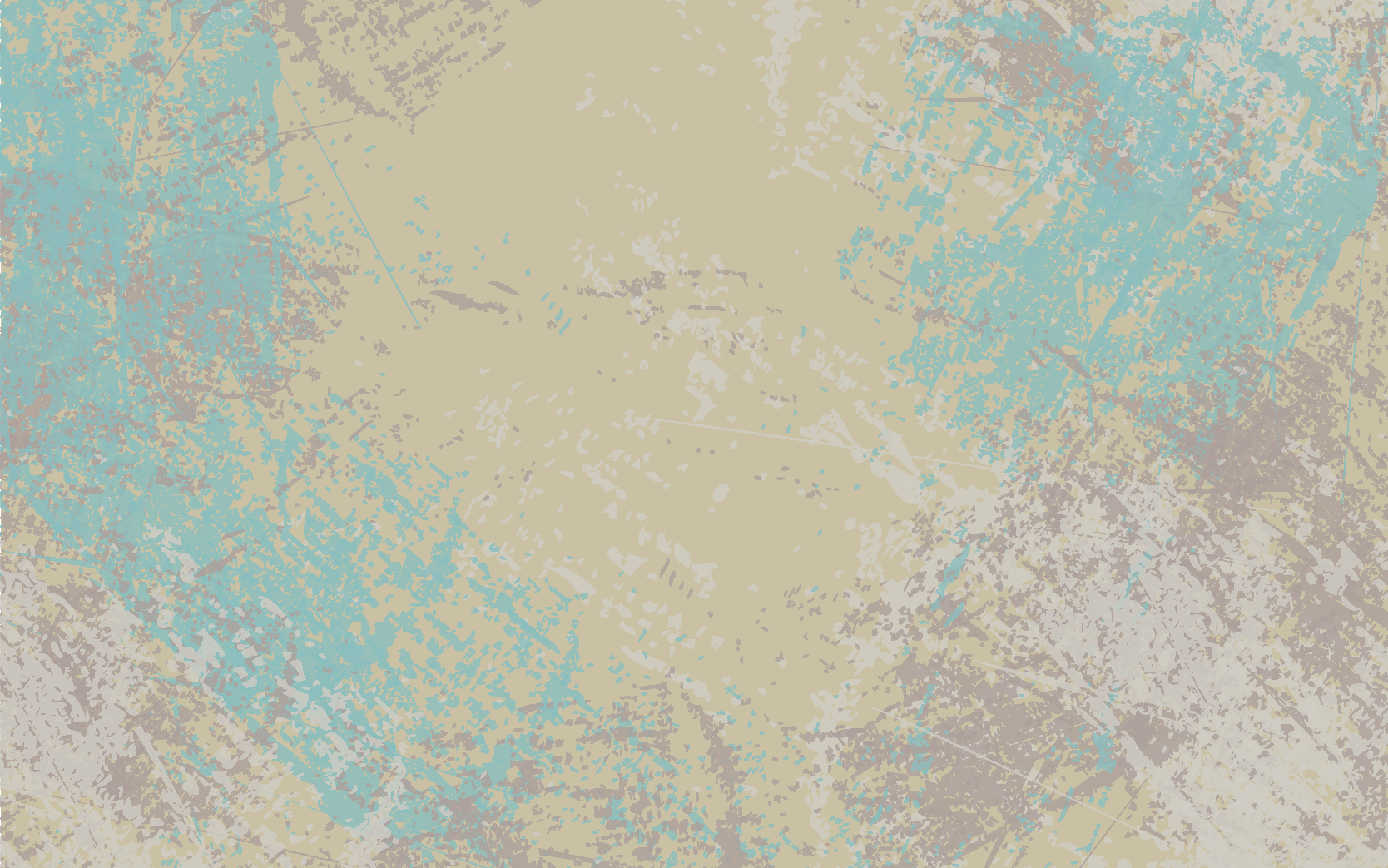 Geel en blauw abstract ontwerp vinyl tapijt eetkamer - TenStickers