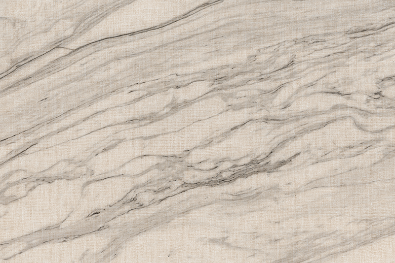 Ivoorkleurige tinten met zwarte details marmeren vinyl tapijt - TenStickers