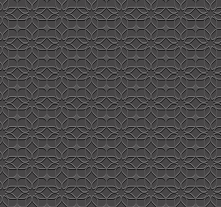 Geometrisch structuurpatroon metaal behang - TenStickers