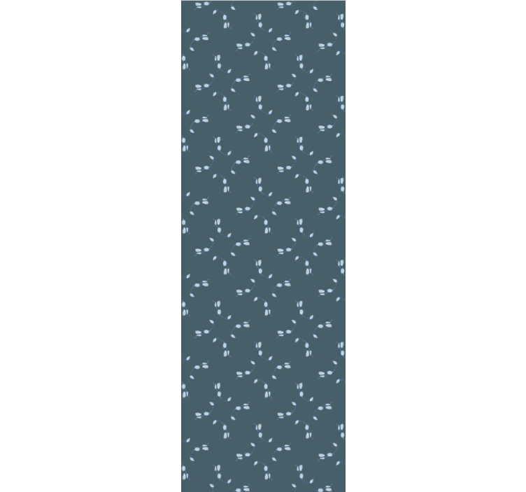 Bloemenpatroon ontwerp behang modern - TenStickers