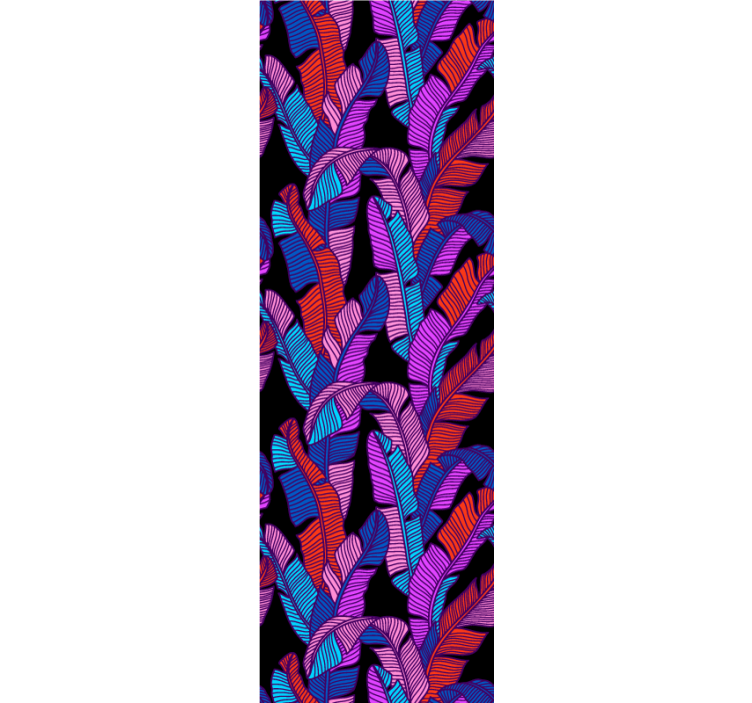 Groot levendig motief behang bloemsierkunst - TenStickers