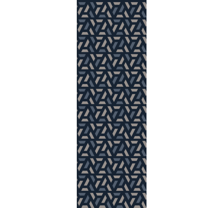 Dynamische patroonindeling geometrisch behang - TenStickers