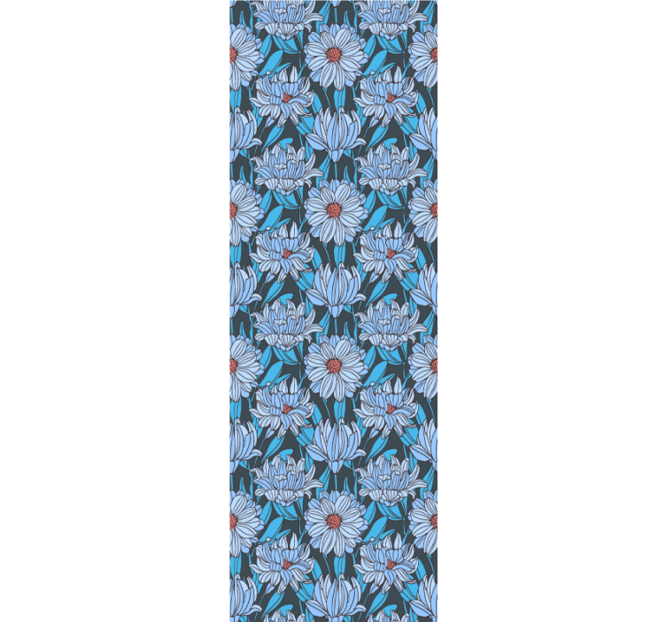 Weelderig bloemenontwerp behang bloemen - TenStickers