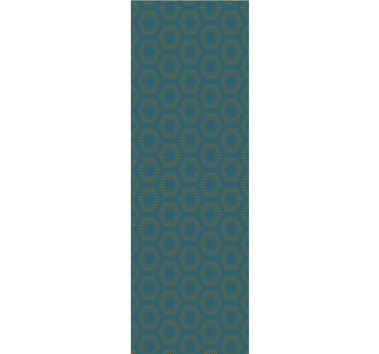 Geometrisch honingraatpatroon behang print - TenStickers