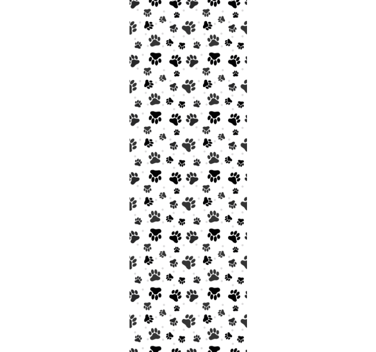 Pootafdrukken dieren behang - TenStickers