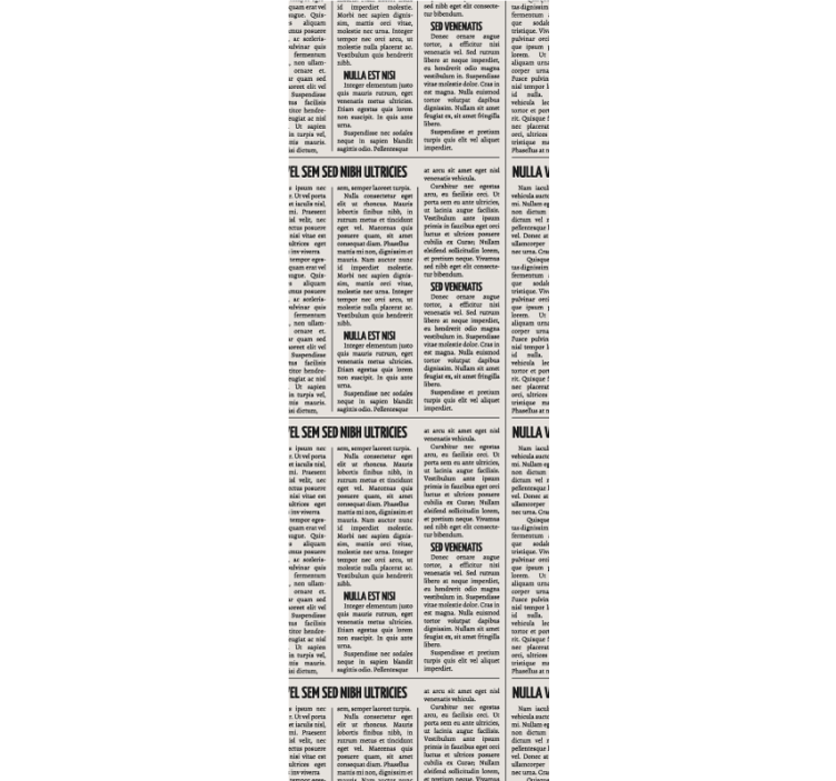 Vintage krantenstijl gepersonaliseerd behang - TenStickers