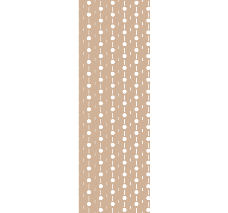 Stippen behang circulaire witte dots - TenStickers