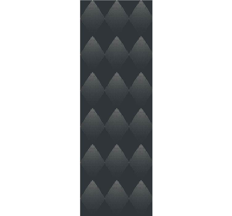 Elegante diamantvormen behang driehoeken - TenStickers