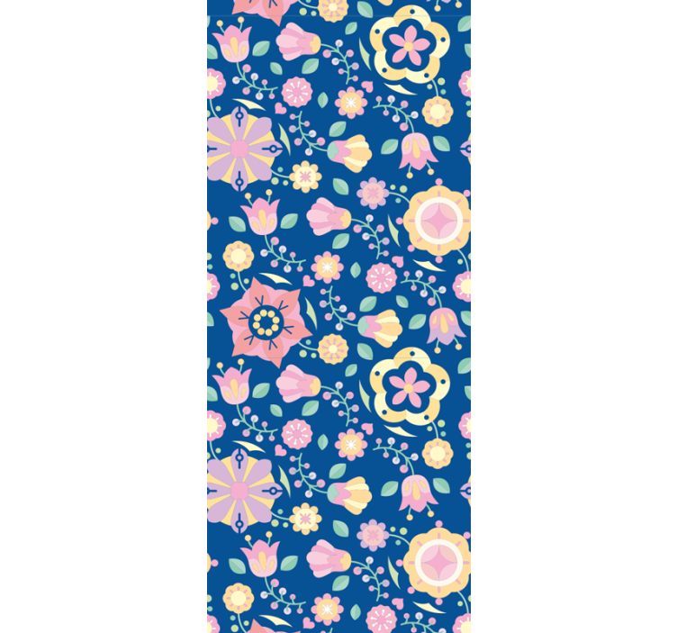 Compositie van bloemenbloesem behang bloemen - TenStickers