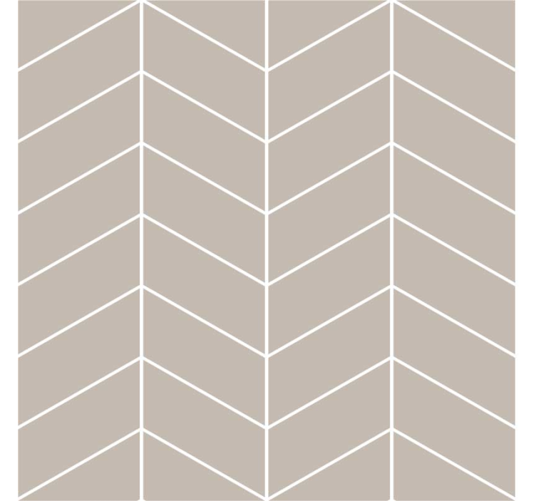 Scandinavische stijl beige en wit keuken behang - TenStickers