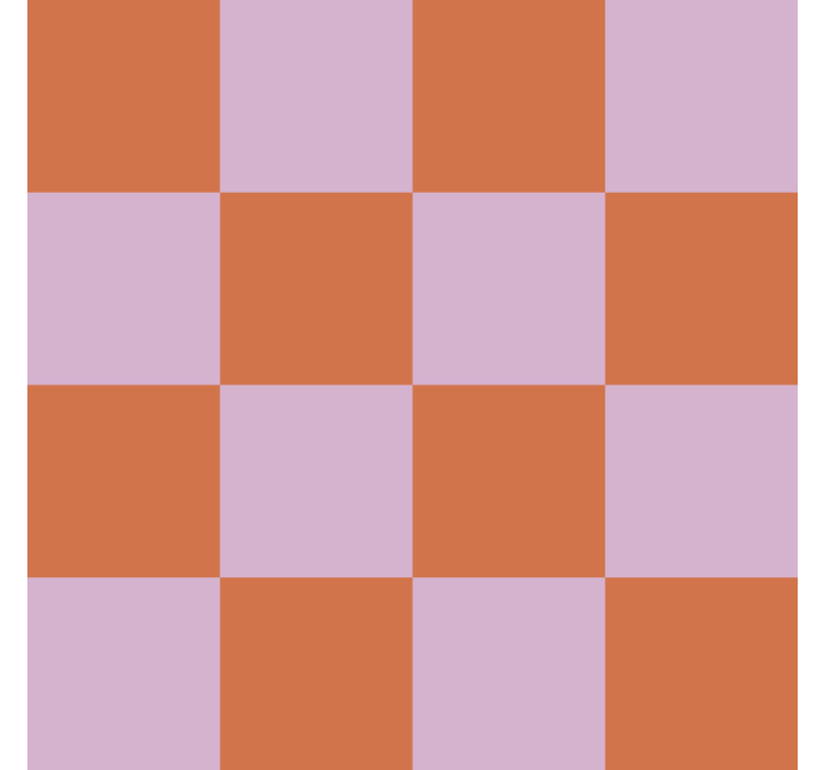 Oranje tinten motief tegels behang - TenStickers