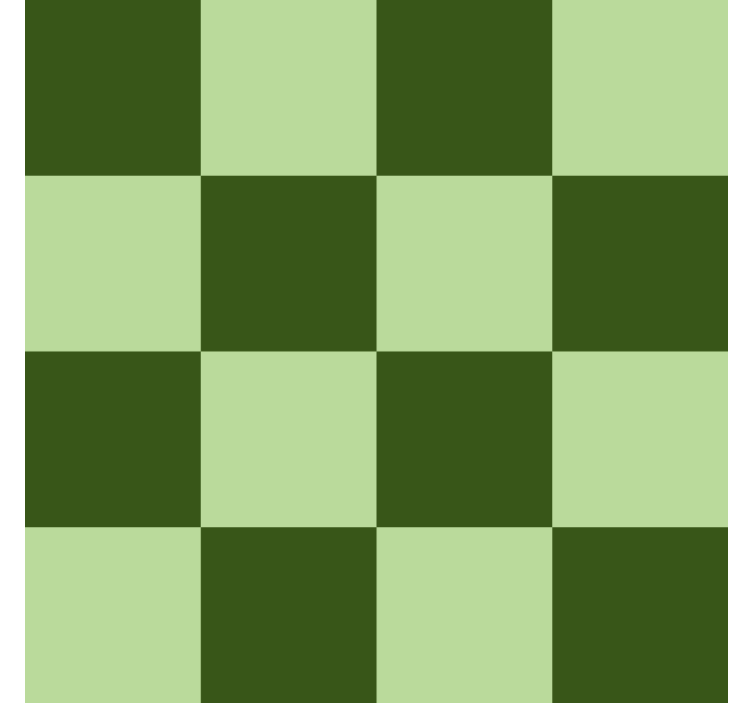 Donker en lichtgroen motief tegels behang - TenStickers