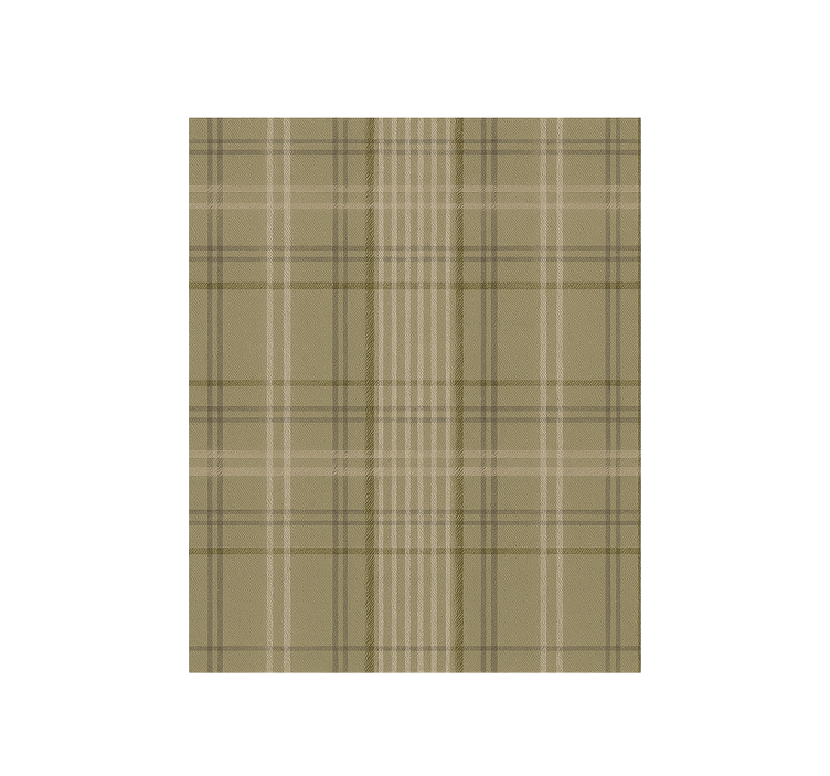 Grijs olijfgroen design uit de jaren 60 vintage behang - TenStickers