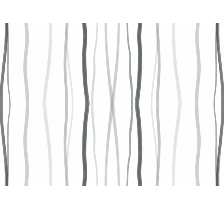 Behang patronen grijze elegante strepen - TenStickers