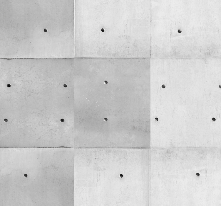 Behang betonlook wit oud beton - TenStickers