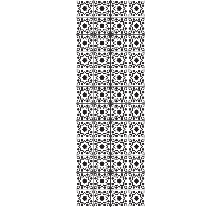 Geometrisch tegelensemble tegels behang - TenStickers