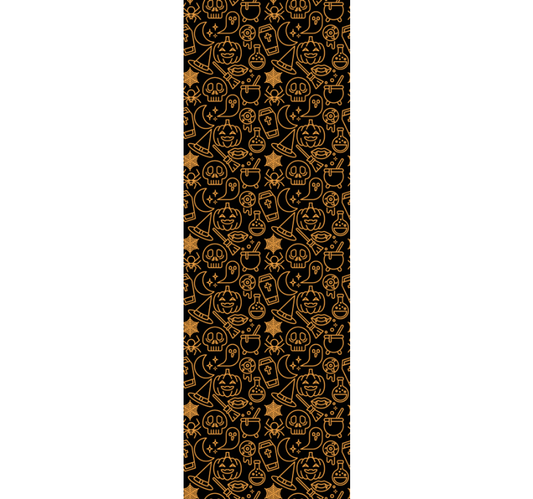 Griezelige seizoensbeelden halloween behang - TenStickers