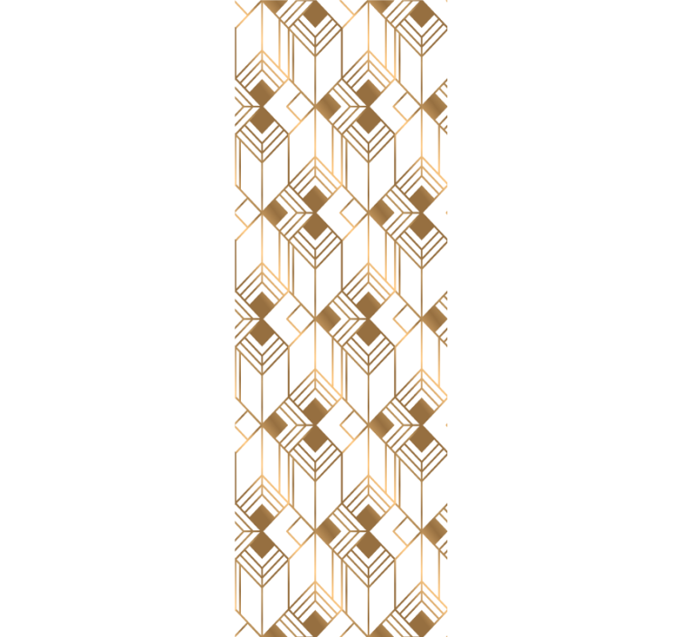 Kubistische symmetrie geometrisch behang - TenStickers