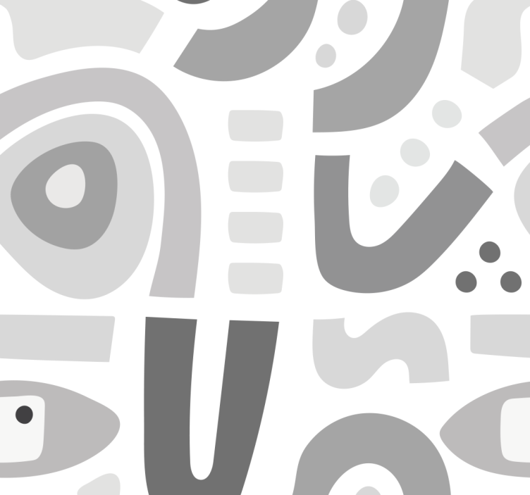 Abstracte geometrische vormen geometrisch behang - TenStickers